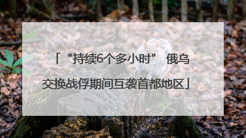 “持续6个多小时” 俄乌交换战俘期间互袭首都地区