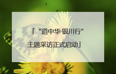 “道中华·银川行”主题采访正式启动