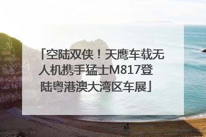 空陆双侠！天鹰车载无人机携手猛士M817登陆粤港澳大湾区车展