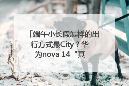 端午小长假怎样的出行方式最City？华为nova 14“真就不一样”！