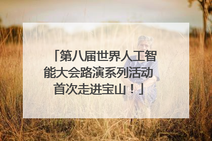 第八届世界人工智能大会路演系列活动首次走进宝山！