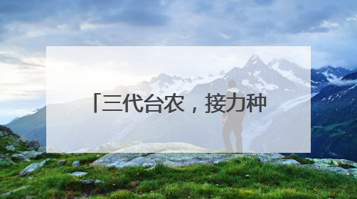 三代台农，接力种下“甜蜜事业”