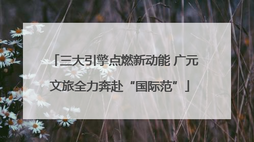 三大引擎点燃新动能 广元文旅全力奔赴“国际范”