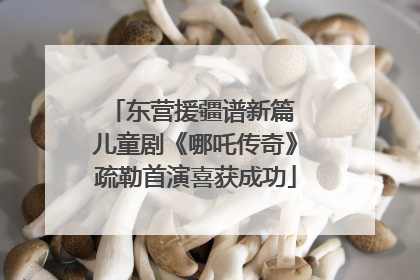 东营援疆谱新篇 儿童剧《哪吒传奇》疏勒首演喜获成功