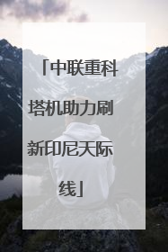 中联重科塔机助力刷新印尼天际线