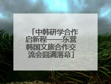 中韩研学合作启新程——东营韩国文旅合作交流会圆满落幕