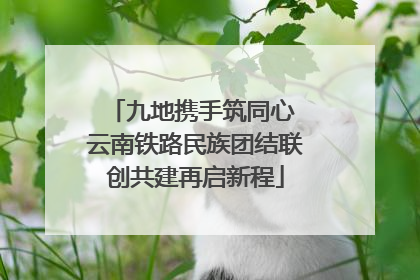 九地携手筑同心 云南铁路民族团结联创共建再启新程