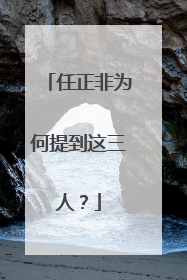任正非为何提到这三人？