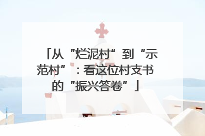 从“烂泥村”到“示范村”：看这位村支书的“振兴答卷”