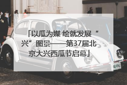 以瓜为媒 绘就发展“兴”图景——第37届北京大兴西瓜节启幕