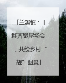 兰溪镇：干群齐聚屋场会，共绘乡村“靓”图景