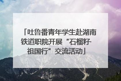 吐鲁番青年学生赴湖南铁道职院开展“石榴籽·祖国行”交流活动