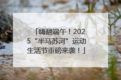 嗨翻端午！2025“半马苏河”运动生活节重磅来袭！