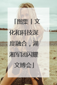 图集丨文化和科技深度融合，湖湘军团闪耀文博会