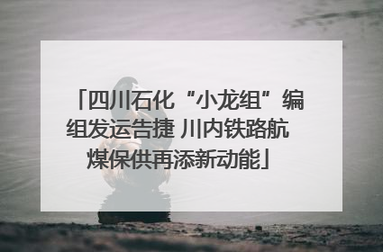 四川石化“小龙组”编组发运告捷 川内铁路航煤保供再添新动能