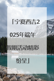 宁夏西吉2025年端午假期活动精彩纷呈
