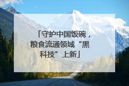 守护中国饭碗，粮食流通领域“黑科技”上新