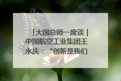 大国总师一席谈｜中国航空工业集团王永庆：“创新是我们的基因密码”