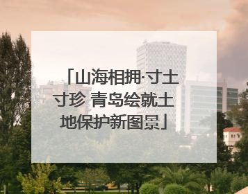 山海相拥·寸土寸珍 青岛绘就土地保护新图景