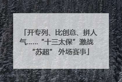 开专列、比创意、拼人气……“十三太保”激战“苏超” 外场赛事