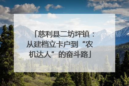 慈利县二坊坪镇：从建档立卡户到“农机达人”的奋斗路