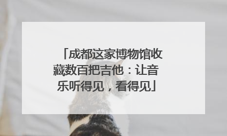 成都这家博物馆收藏数百把吉他：让音乐听得见，看得见