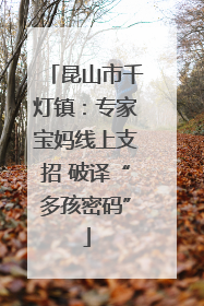 昆山市千灯镇：专家宝妈线上支招 破译“多孩密码”