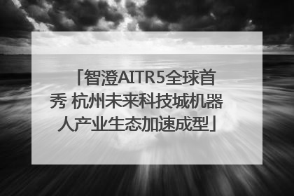 智澄AITR5全球首秀 杭州未来科技城机器人产业生态加速成型