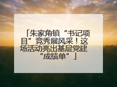 朱家角镇“书记项目”竞秀展风采！这场活动亮出基层党建“成绩单”