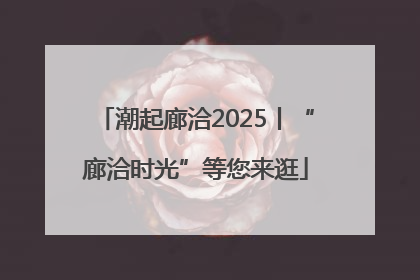 潮起廊洽2025丨“廊洽时光”等您来逛