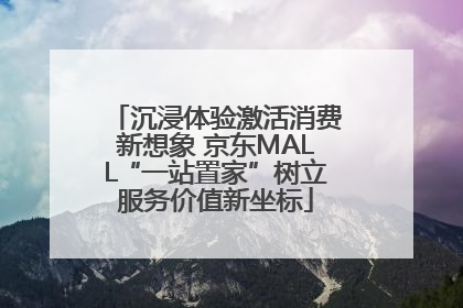 沉浸体验激活消费新想象 京东MALL“一站置家”树立服务价值新坐标