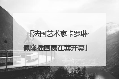 法国艺术家卡罗琳·佩隆插画展在蓉开幕