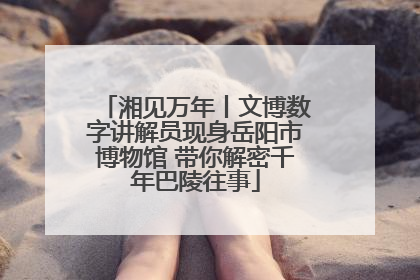 湘见万年丨文博数字讲解员现身岳阳市博物馆 带你解密千年巴陵往事