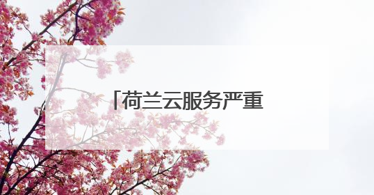 荷兰云服务严重依赖美国 加剧数字主权忧虑