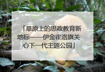 草原上的思政教育新地标——伊金霍洛旗关心下一代主题公园