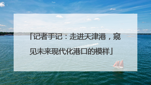 记者手记：走进天津港，窥见未来现代化港口的模样