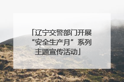 辽宁交警部门开展“安全生产月”系列主题宣传活动