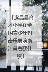 遂昌县育才小学在全国青少年打击乐展演浙江省赛获佳绩