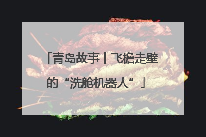 青岛故事丨飞檐走壁的“洗舱机器人”