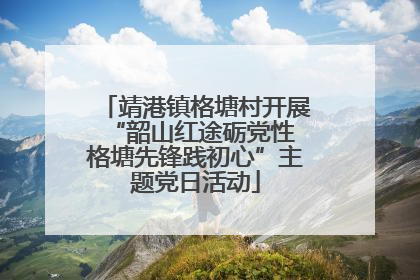 靖港镇格塘村开展“韶山红途砺党性 格塘先锋践初心”主题党日活动