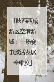 陕西西咸新区空港新城：一场赛事激活发展全维度
