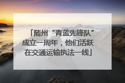 随州“青蓝先锋队”成立一周年，他们活跃在交通运输执法一线