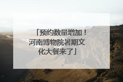 预约数量增加！河南博物院暑期文化大餐来了