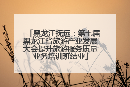 黑龙江抚远：第七届黑龙江省旅游产业发展大会提升旅游服务质量业务培训班结业