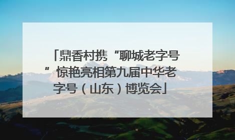鼎香村携“聊城老字号”惊艳亮相第九届中华老字号（山东）博览会