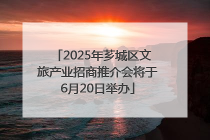 2025年芗城区文旅产业招商推介会将于6月20日举办